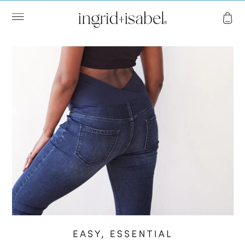 Maternity Bootcut  Jeans - Picture 2 of 2